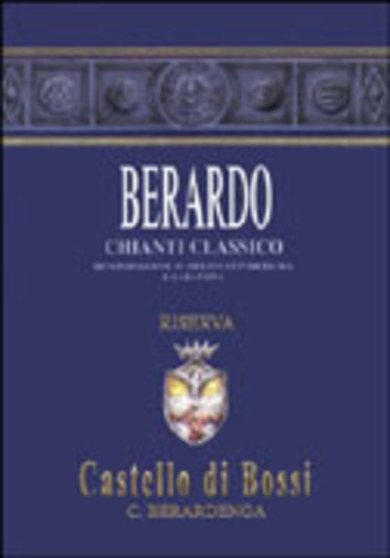Castello di Bossi Berardo Chianti Classico Riserva 2001 Front Label