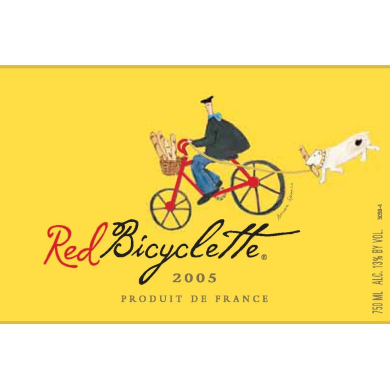Red Bicyclette Syrah 2005 Front Label