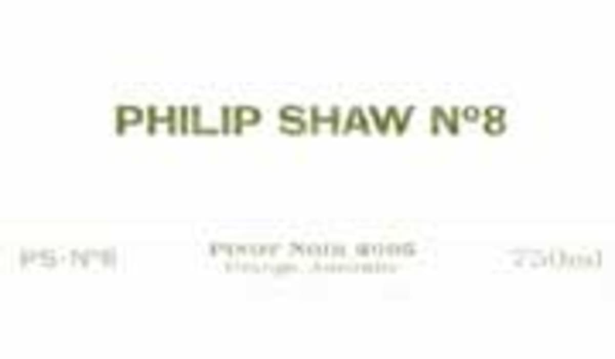 Philip Shaw No.8 2005 Pinot Noir 2005 Front Label