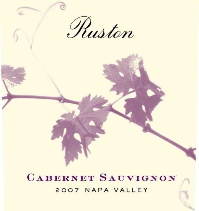 Ruston Family Vineyards Cabernet Sauvignon 2007 Front Label