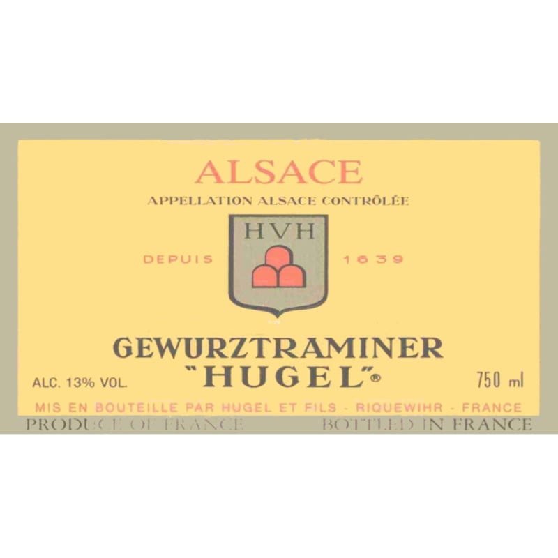 Hugel Gewurztraminer 2005 Front Label