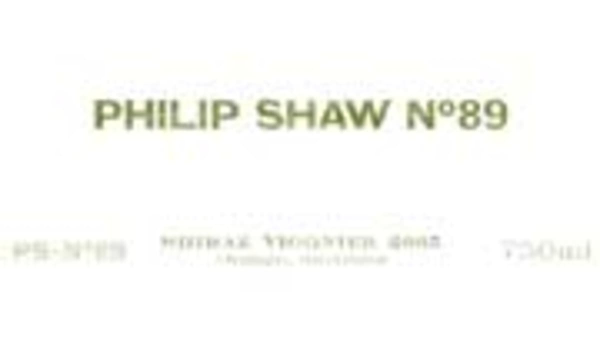 Philip Shaw No.89 2005 Shiraz Viognier 2005 Front Label