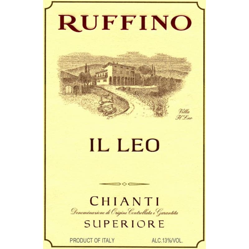 Ruffino Il Leo Chianti Superiore 2005 Front Label