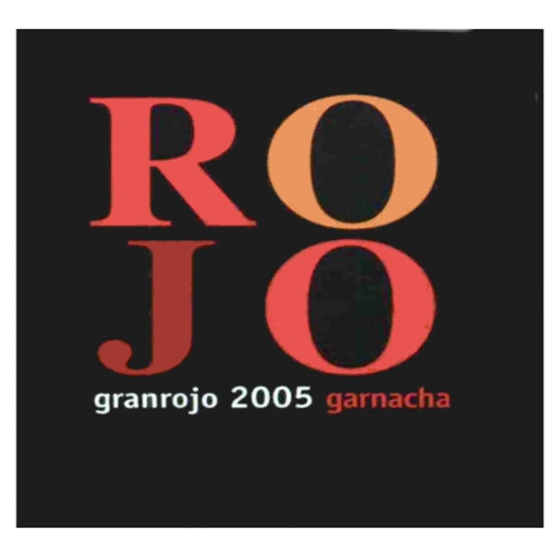 Granrojo Garnacha 2005 Front Label