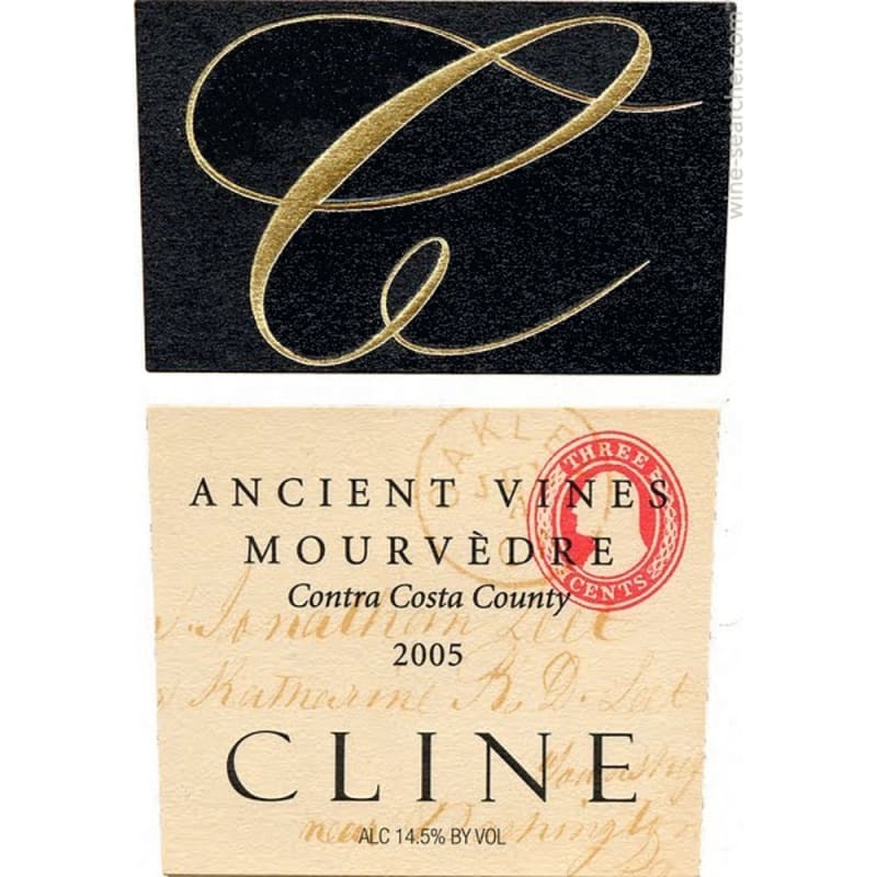 Cline Ancient Vines Mourvedre 2005 Front Label