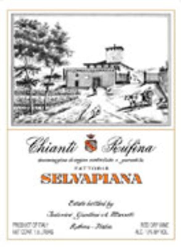 Selvapiana Chianti Rufina 2004 Front Label