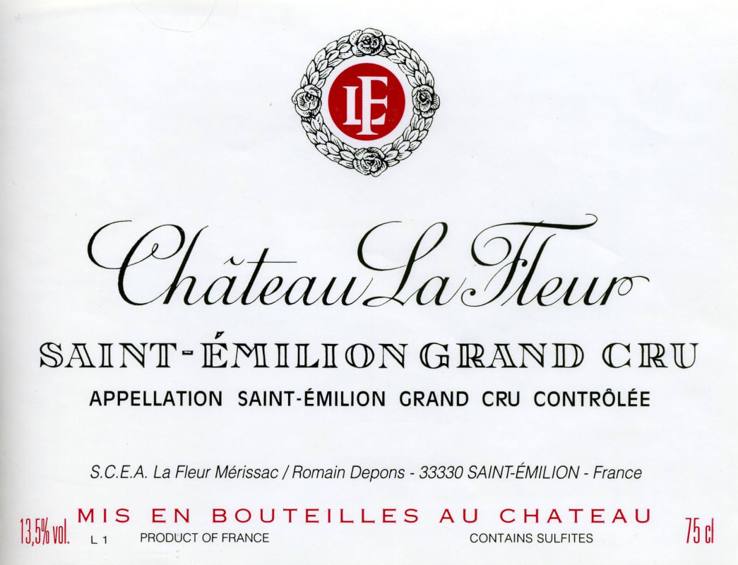 Chateau La Fleur 2014 Front Label