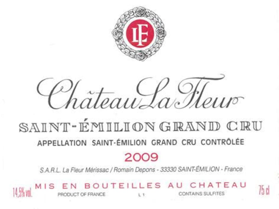 Chateau La Fleur 2007 Front Label