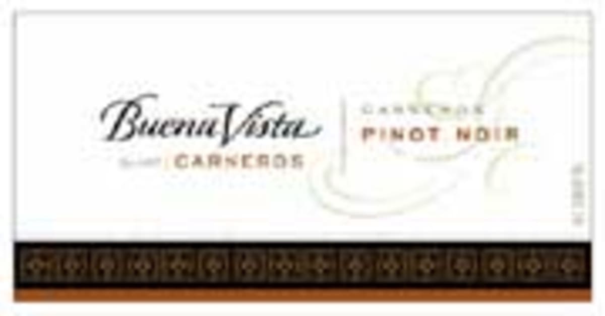 Buena Vista Carneros Pinot Noir 2005 Front Label