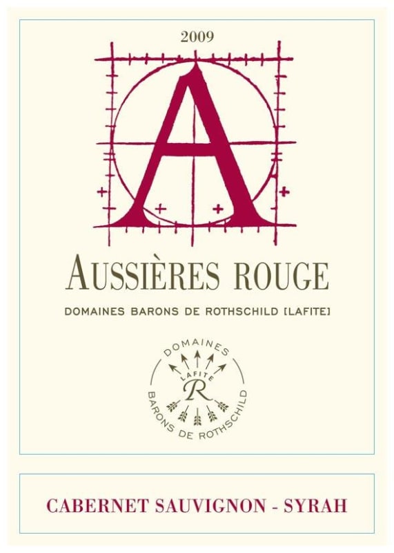 Domaines Barons de Rothschild Aussieres Rouge 2009 Front Label