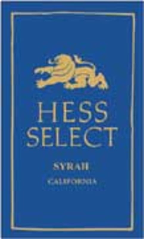 Hess Select Syrah 2004 Front Label