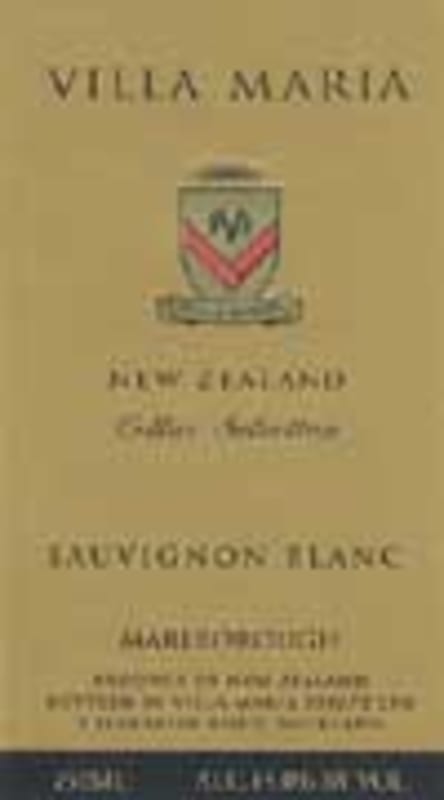 Villa Maria Cellar Selection Sauvignon Blanc 2006 Front Label