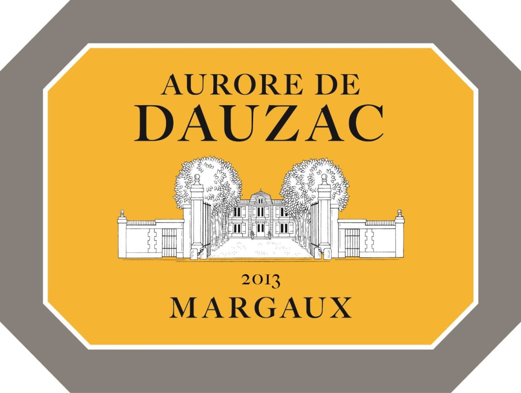 Chateau Dauzac Aurore de Dauzac 2013 Front Label