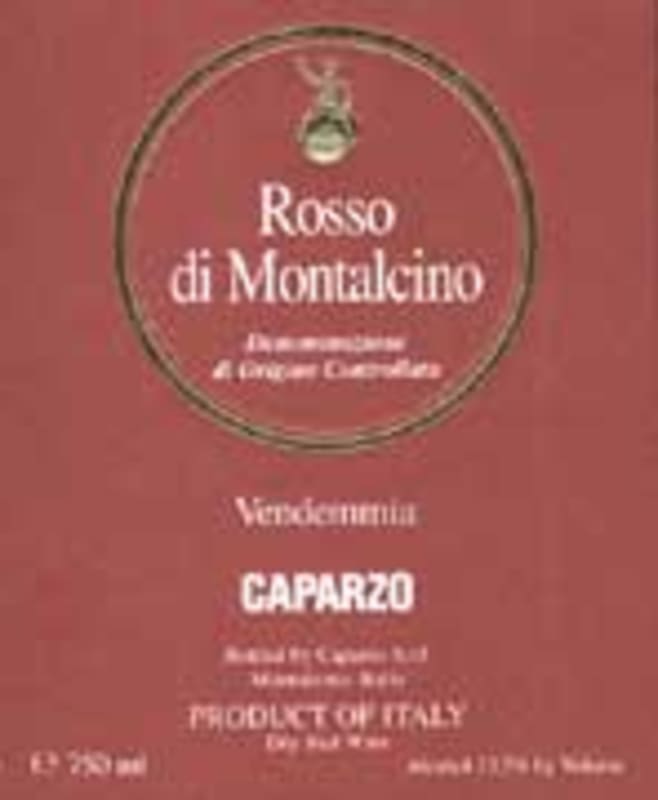 Caparzo Rosso di Montalcino 2004 Front Label