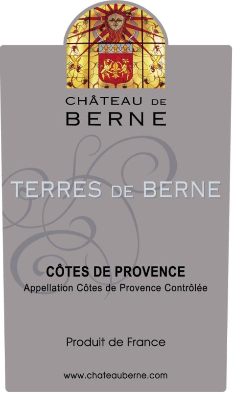 Chateau De Berne Terres Berne Rose 2013 Front Label