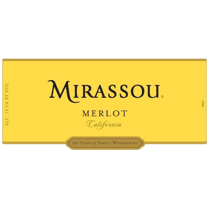 Mirassou Merlot 2005 Front Label