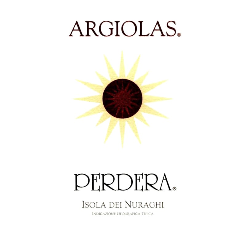 Argiolas Perdera 2005 Front Label