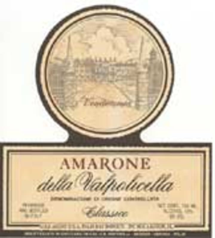 Bertani Amarone Classico 1999 Front Label