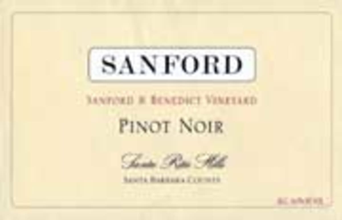 Sanford Sanford & Benedict Vineyard Pinot Noir 2004 Front Label
