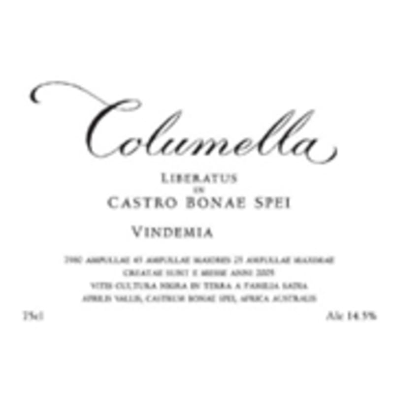 Sadie Family Columella 2003 Front Label