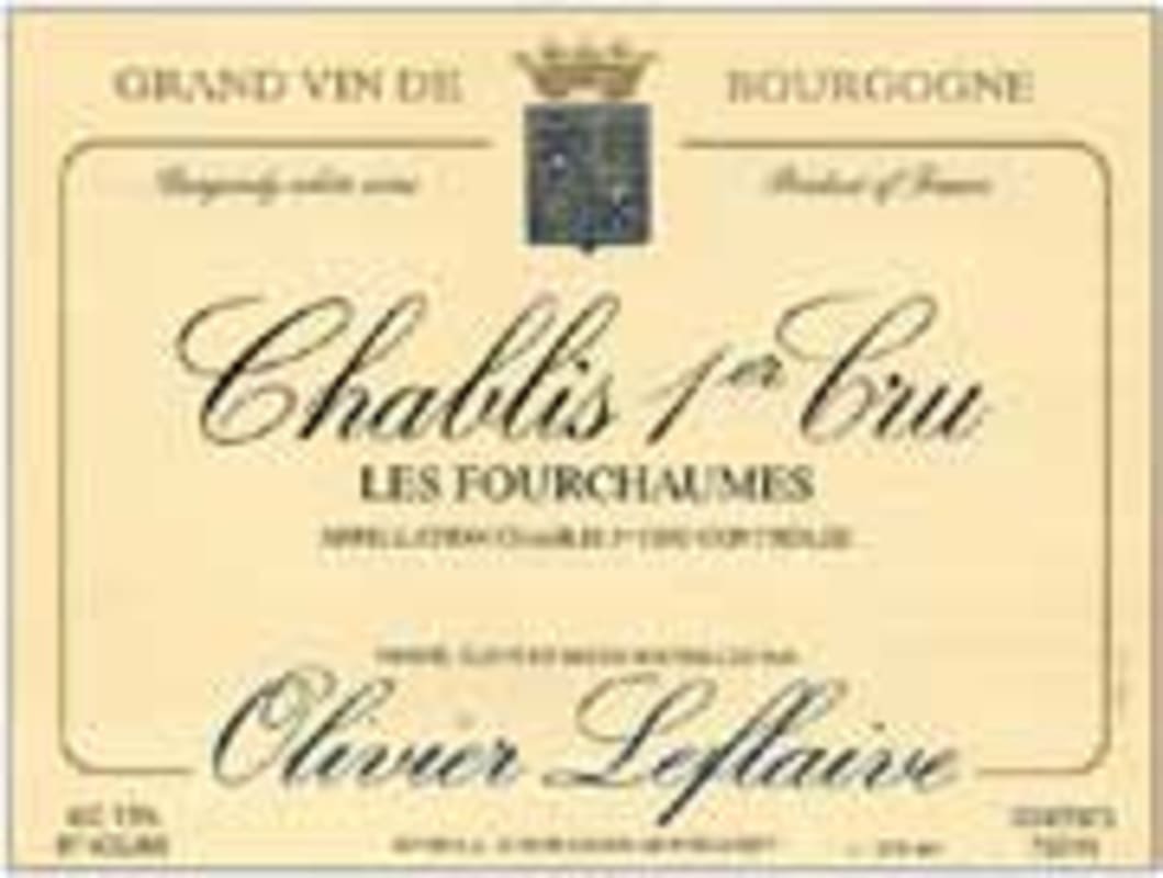 Olivier Leflaive Chablis Fourchaume Premier Cru 2004 Front Label