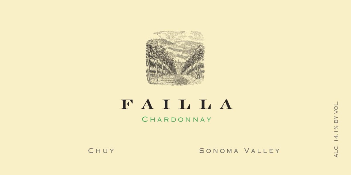 Failla Chuy Vineyard Chardonnay 2012 Front Label