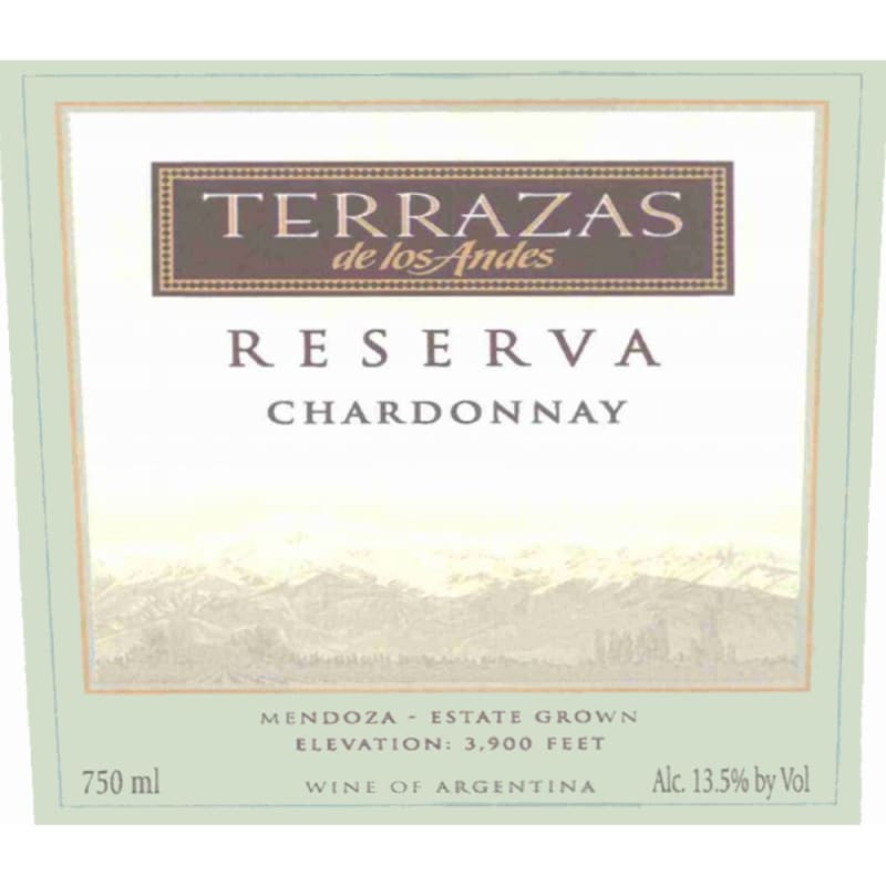 Terrazas de los Andes Chardonnay 2005 Front Label