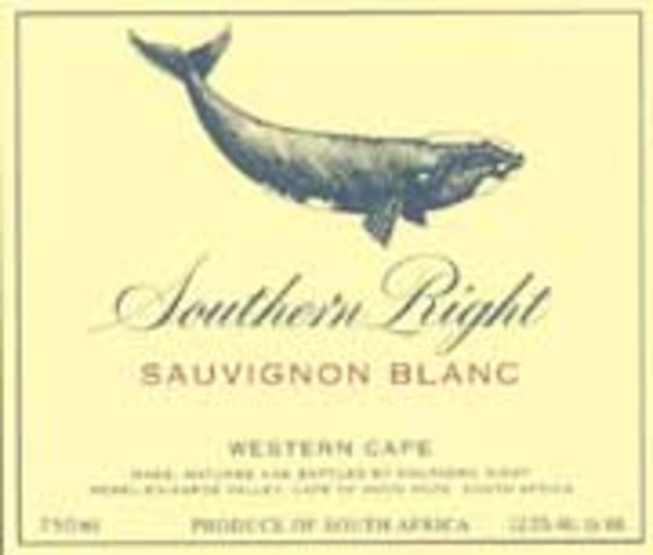 Southern Right Sauvignon Blanc 2006 Front Label