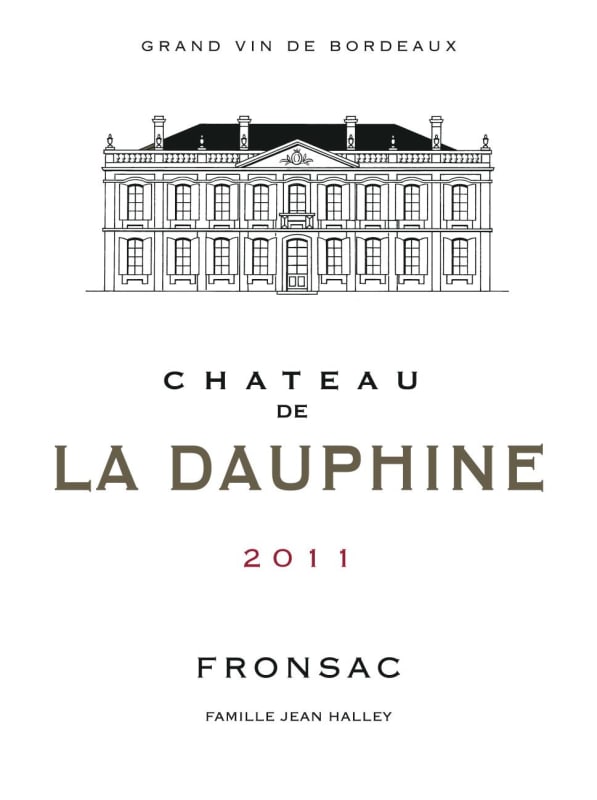 Chateau La Dauphine 2011 Front Label