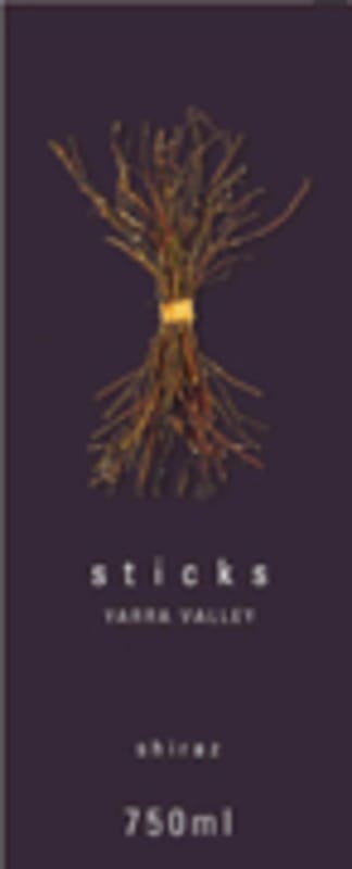 Sticks Shiraz 2003 Front Label