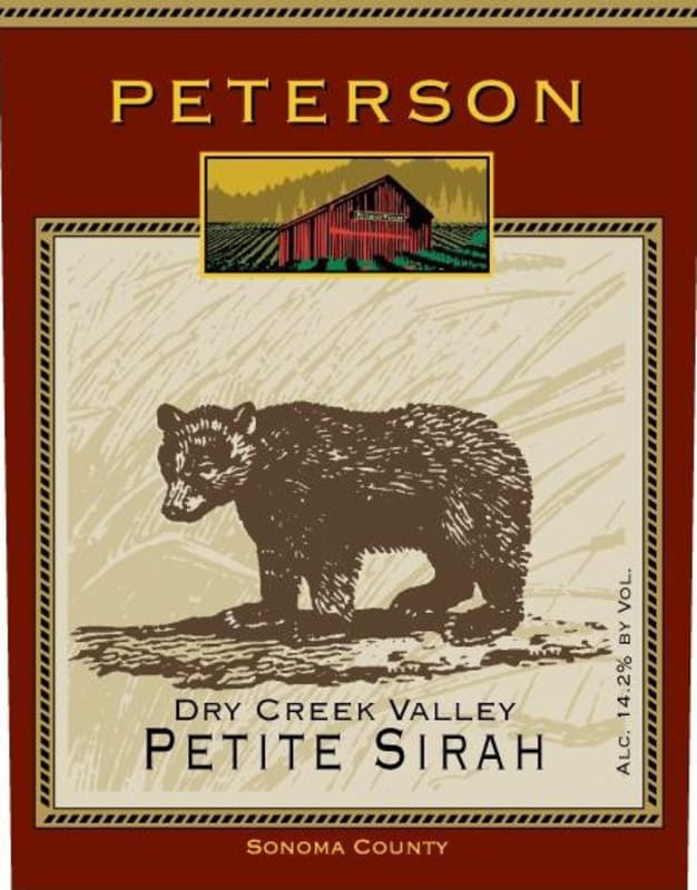 Peterson Petite Sirah 2011 Front Label