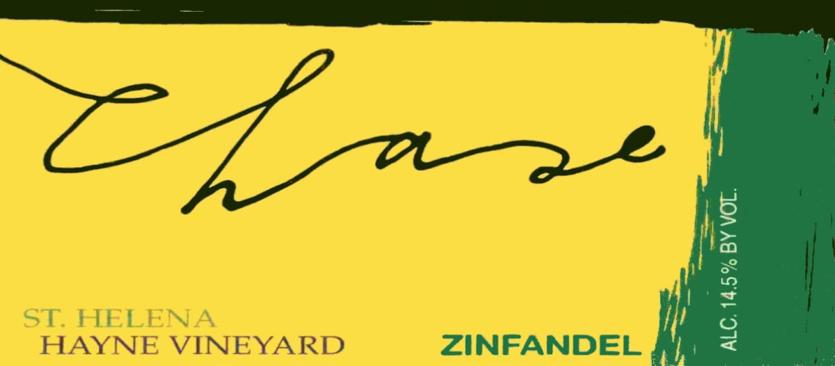 Chase Family Hayne Vineyard Zinfandel 2005 Front Label
