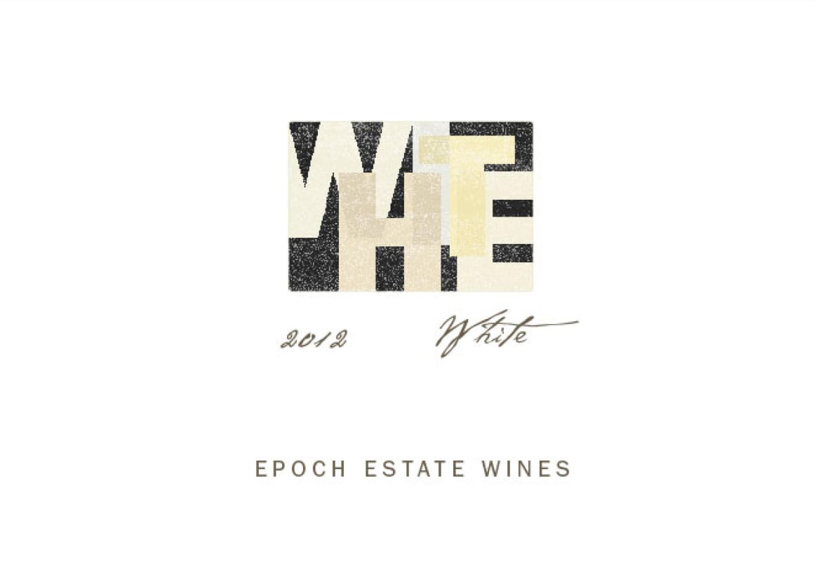 Epoch White Blend 2012 Front Label