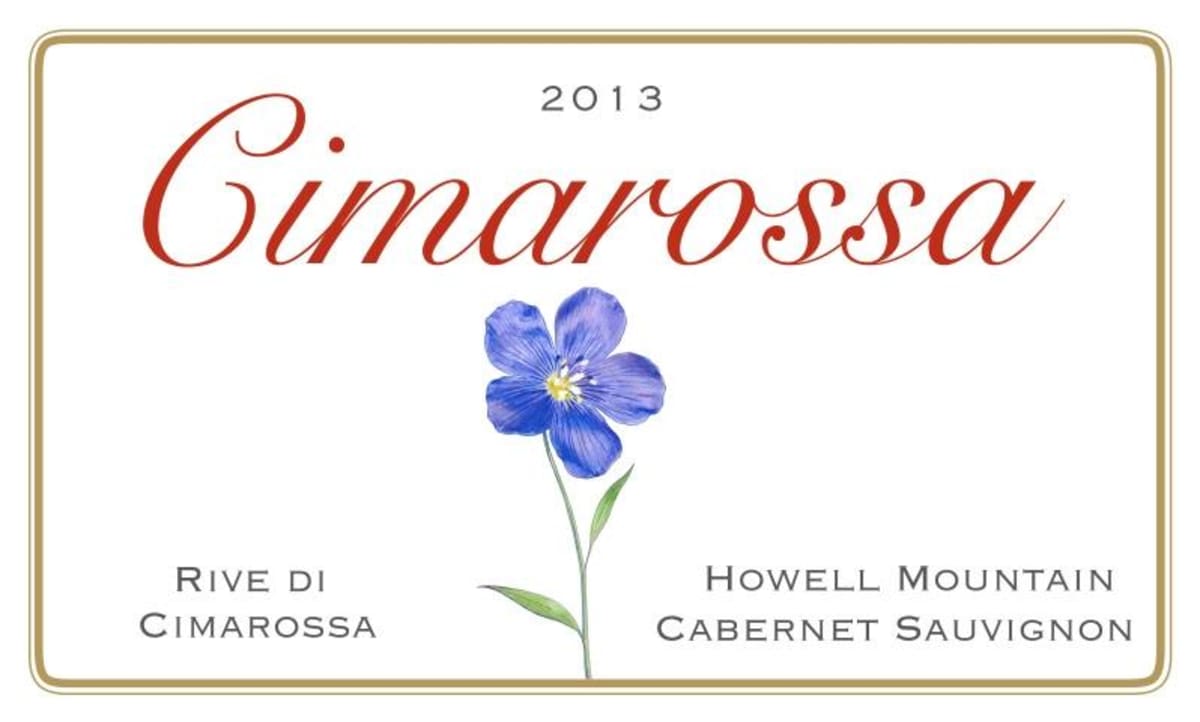 Cimarossa Vineyards Rive di Cimarossa Cabernet Sauvignon 2013 Front Label
