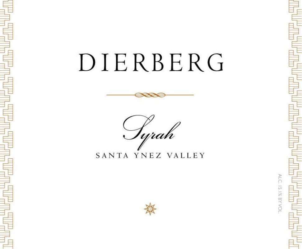 Dierberg Estate Grown Syrah 2006 Front Label