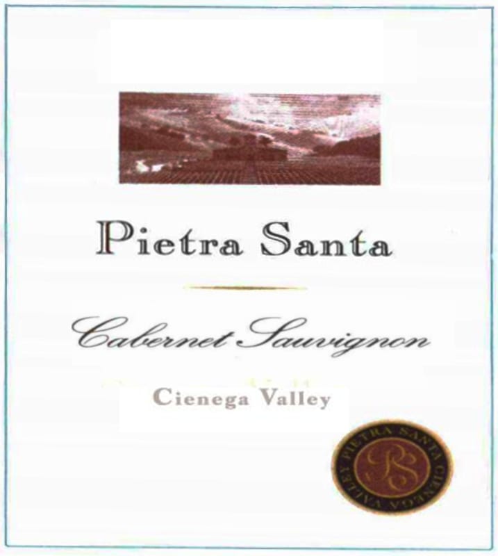Pietra Santa Cabernet Sauvignon 2009 Front Label