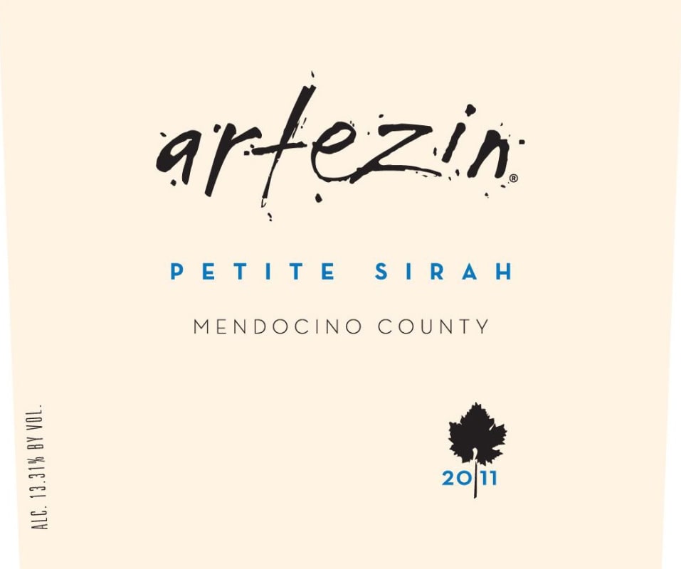 Artezin Petite Sirah 2011 Front Label