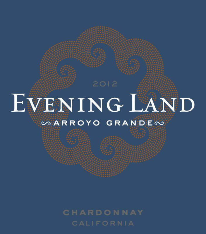 Evening Land Arroyo Grande Chardonnay 2012 Front Label