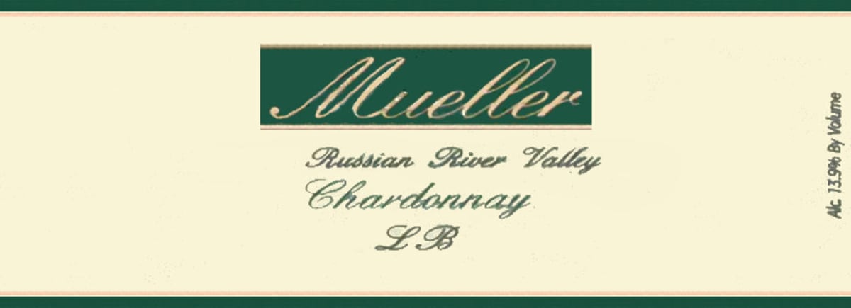 Mueller LB Chardonnay 2008 Front Label