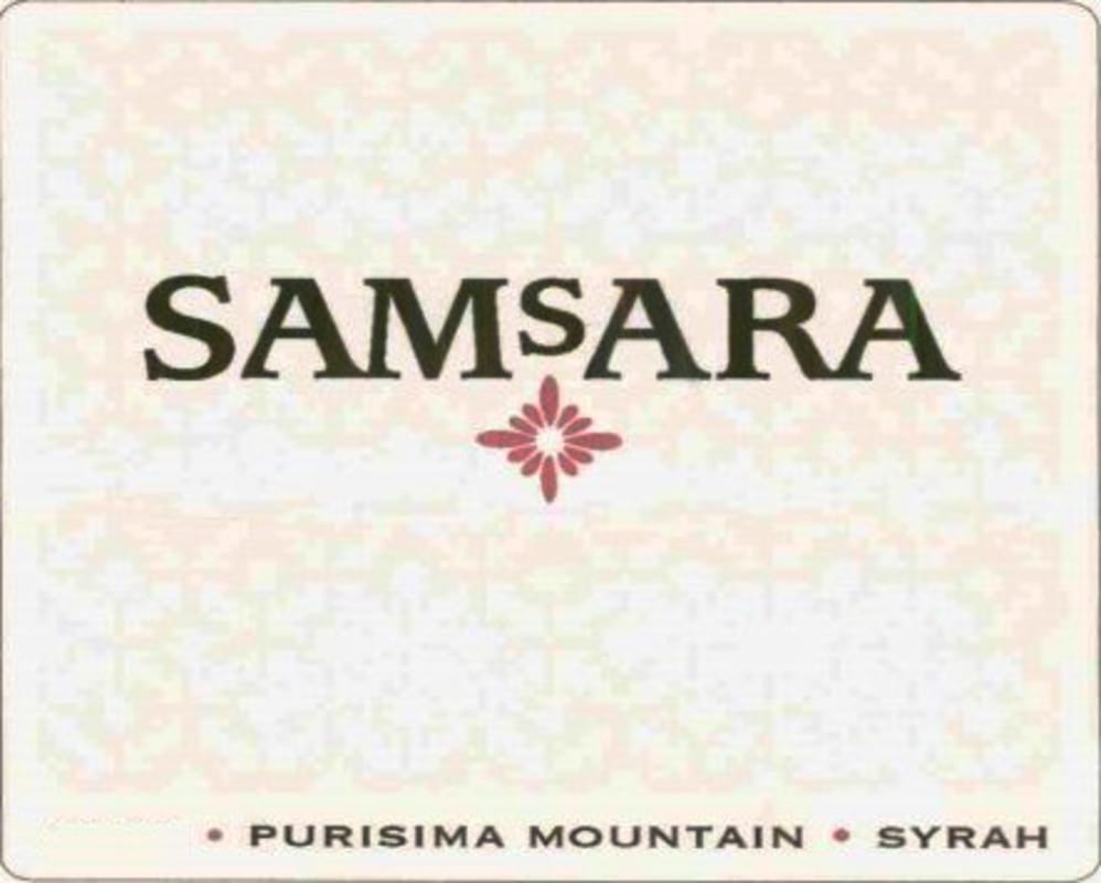 SAMsARA Purisma Mountain Syrah 2003 Front Label