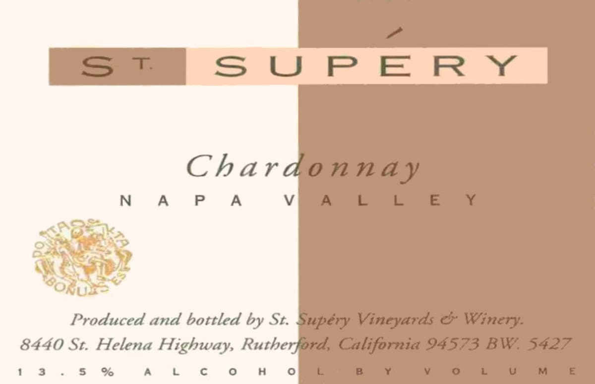 St. Supery Chardonnay 2015 Front Label