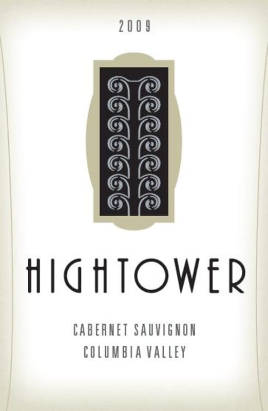 Hightower Cellars Cabernet Sauvignon 2009 Front Label