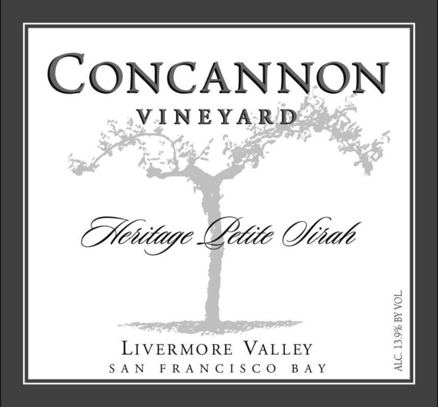 Concannon Heritage Petite Sirah 2007 Front Label