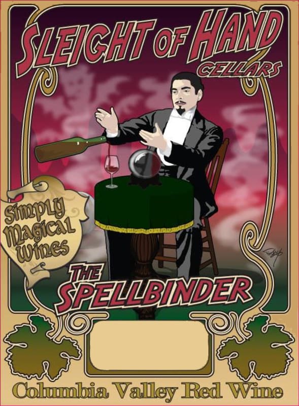 Sleight Of Hand 'The Spellbinder' Red 2010 Front Label