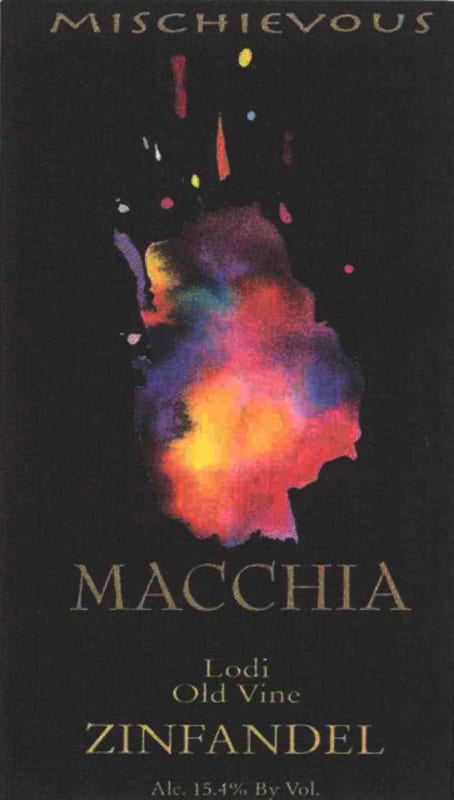 Macchia Winery Mischievous Old Vine Zinfandel 2004 Front Label