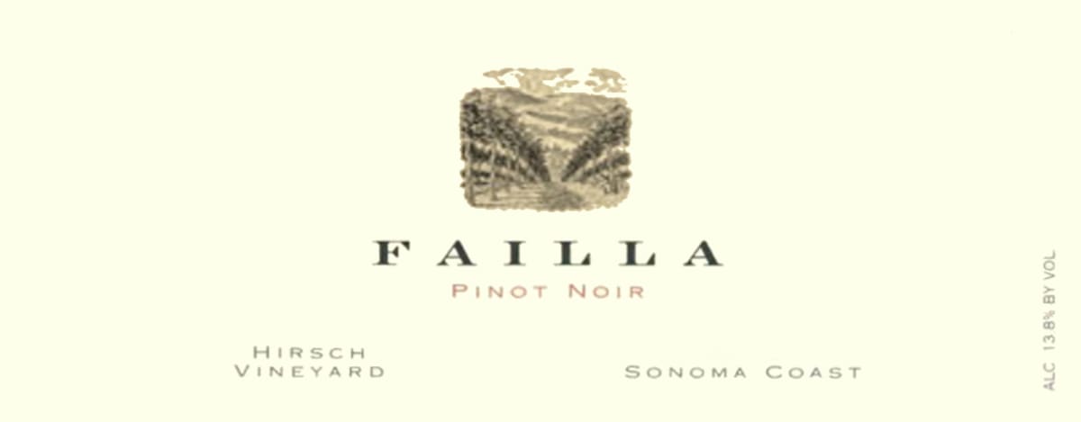 Failla Hirsch Vineyard Pinot Noir 2009 Front Label