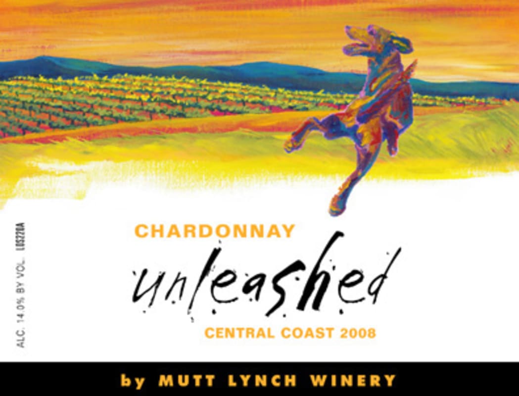 Mutt Lynch Unleashed Chardonnay 2008 Front Label