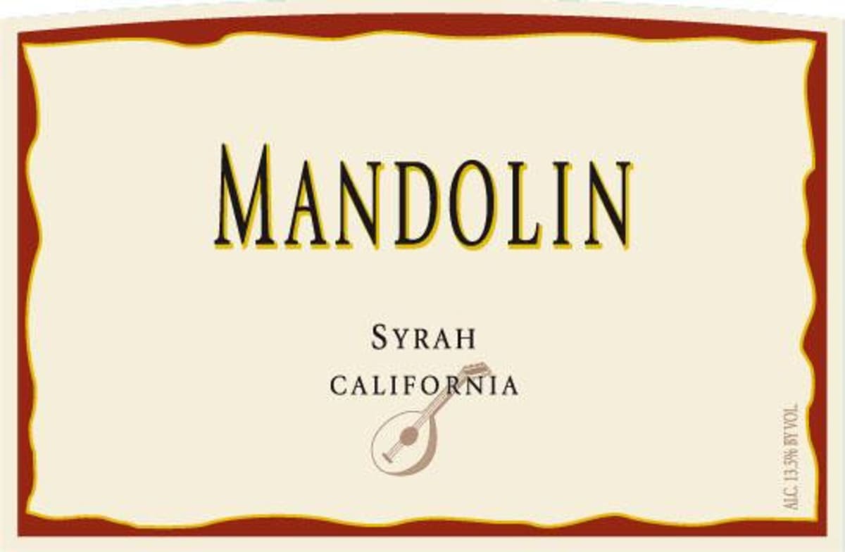 Mandolin Syrah 2006 Front Label