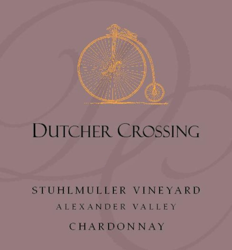 Dutcher Crossing Winery Stuhlmuller Vineyard Chardonnay 2015 Front Label
