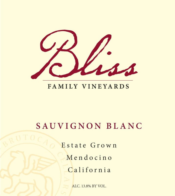 Bliss Sauvignon Blanc 2009 Front Label